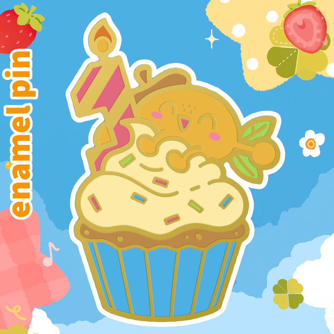 Lucky Lemon 1st Anniversary Enamel Pin PRE-ORDER — image 1 of 1